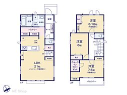 松戸市中和倉（馬橋）　29期　新築一戸建て　全3棟 2-D号棟