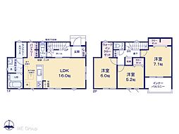 野田五木新町　24−1期　新築一戸建て　全2棟 1号棟