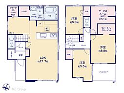 柏市豊平町　3期　新築一戸建て　全1棟 1号棟
