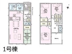 野田市野田　第11　新築一戸建て　全3棟 1号棟