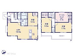 柏市旭町6丁目　新築一戸建て　全1棟 1号棟