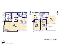 千葉市花見川区こてはし台　15期　新築一戸建て　全1棟 1号棟