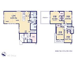 松戸市千駄堀　7期　新築一戸建て　全1棟 1号棟