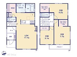 松戸市新松戸南2丁目　新築一戸建て　全3棟 1号棟