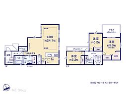 松戸市栄町8丁目　10期　新築一戸建て　全1棟 1号棟