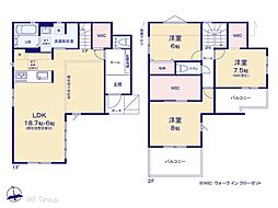 我孫子市並木8丁目　16期　新築一戸建て　全1棟 1号棟