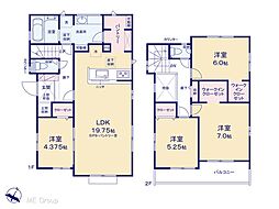 市川市本北方3丁目　新築一戸建て　全1棟 1号棟