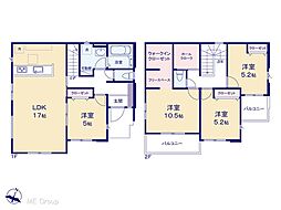 流山市名都借　7期　新築一戸建て　全1棟 1号棟