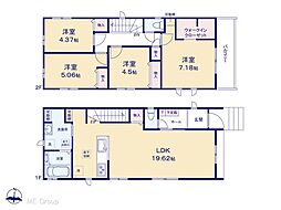 松戸市中金杉4丁目　新築一戸建て　全3棟 C号棟