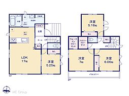 松戸市中金杉4丁目　新築一戸建て　全3棟 B号棟
