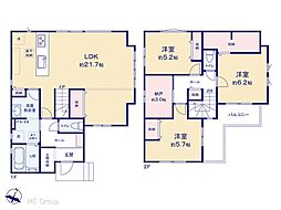 市川市柏井町1丁目　2期　新築一戸建て　全1棟 1号棟