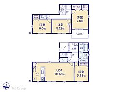 印西市高花6丁目　24ー1期　新築一戸建て 全1棟 1号棟