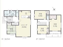 四街道市旭ケ丘2丁目　第3期　新築一戸建て　全1棟 1号棟