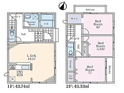 千葉市稲毛区黒砂台1丁目　中古一戸建て