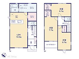 柏市大津ケ丘1丁目　25−1期　新築一戸建て　全2棟 2号棟