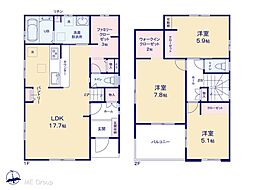 松戸市新松戸南2丁目 新築一戸建て 全3棟 3号棟