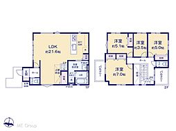 千葉市中央区仁戸名町　19期　新築一戸建て　全2棟 2号棟