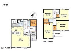 我孫子市台田1丁目　25−1期　新築一戸建て　全2棟 1号棟