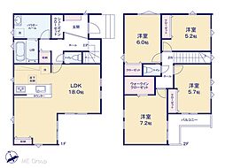 松戸市金ヶ作　1期　 新築一戸建て 全1棟 1号棟
