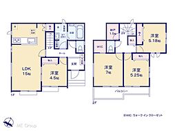 流山市江戸川台西3丁目 新築一戸建て 全3棟 A号棟