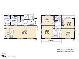 柏市増尾8丁目　2期　新築一戸建て　全1棟 1号棟