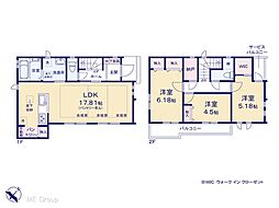 市川市東菅野1丁目 新築一戸建て 全3棟 B号棟