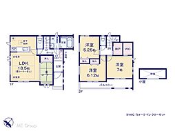 市川市東菅野1丁目　新築一戸建て　全3棟 C号棟
