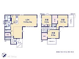 八千代市八千代台東6丁目　10期　新築一戸建て　全1棟 1号棟