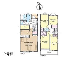 鎌ケ谷市西佐津間1丁目　新築一戸建て　全17棟 Ｐ号棟