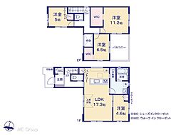 市川市柏井町1丁目　1期　新築一戸建て　全1棟 1号棟