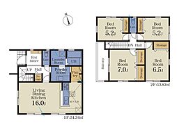 千葉市若葉区加曽利町　第6　新築一戸建て　全1棟 1号棟