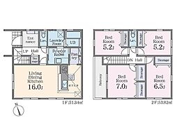 千葉市若葉区加曽利町　第6　新築一戸建て　全1棟 1号棟
