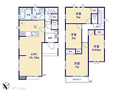船橋市前原西6丁目　新築一戸建て　全2棟 A号棟