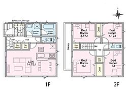 野田市岩名2丁目　第9　新築一戸建て　全2棟 1号棟