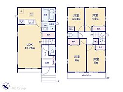 千葉市若葉区桜木北1丁目　新築一戸建て　全2棟 A号棟