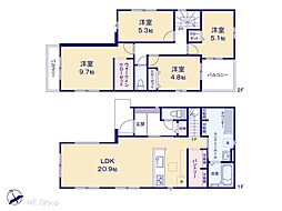 千葉市稲毛区天台5丁目　6期　新築一戸建て　全1棟 1号棟