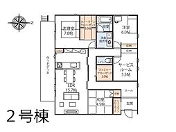 富里市七栄　新築一戸建て　全4棟 2号棟