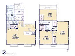 船橋市八木が谷2丁目　新築一戸建て　全1棟 1号棟