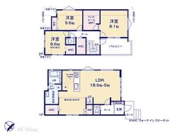 松戸市五香南1丁目　8期　新築一戸建て　全4棟 3号棟