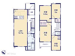 八千代市勝田台3丁目　21期　新築一戸建て　全1棟 1号棟