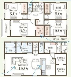 小郡市小郡第二　1号棟　HKF2