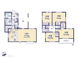 川越市的場　6期　新築一戸建て　全11棟