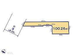 練馬区石神井町8丁目　土地　全2区画