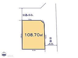 所沢市大字北秋津　6期　土地　全1区画