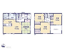 東松山市美原町1丁目　第2　新築一戸建て　全2棟