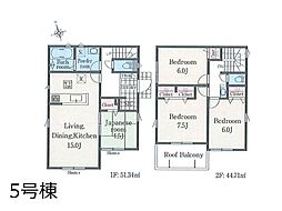 青梅市長淵4丁目　23−1期　新築一戸建て 全6棟