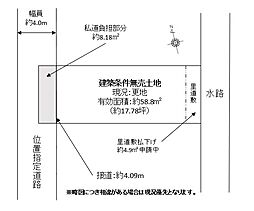 寝屋川市日之出町 建築条件無売土地