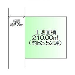 石巻市蛇田字新下前沼　建築条件なし