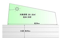 石巻市門脇字元浦屋敷 建築条件なし