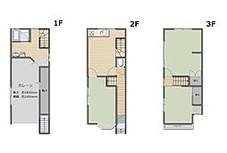 3DK/土地面積46.84m2 大東市北条6丁目 中古一戸建て